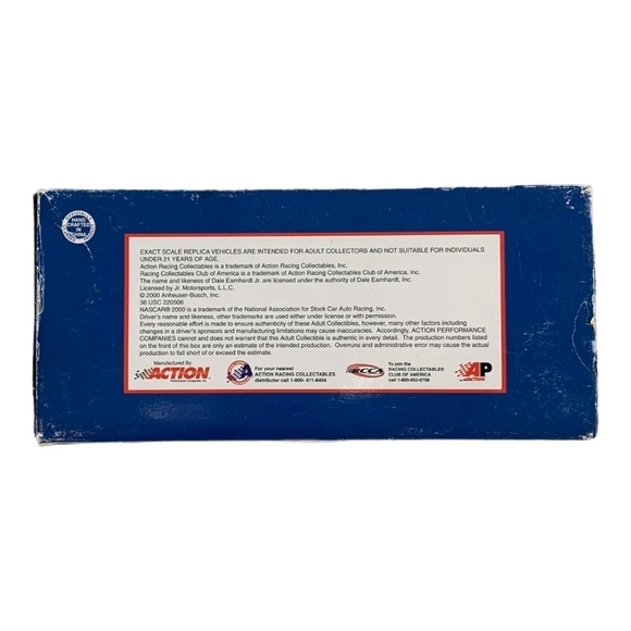 NIB Vintage Diecast Racing Car Dale Earnhardt Jr. Bud US Olympic Team Model Car - Picture 6 of 9